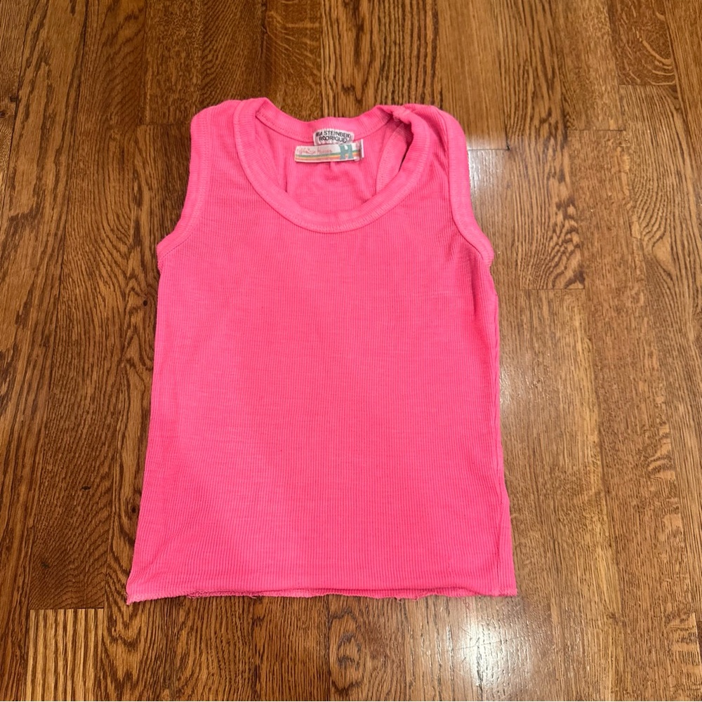 Vintage Havana Vibrant Pink Kids Tank Top Size L/14